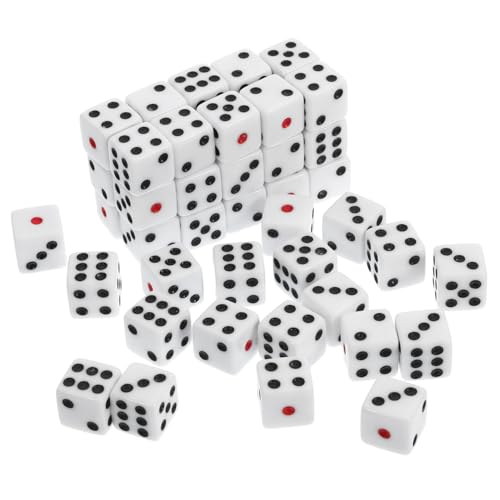 YARNOW 50 Stück Acrylspielwürfel Partydices für Tischspiele Leicht und Tragbar für Zuhause Partys Ktv und Bars Kreative Spielwürfel für Mehr Spaß und Unterhaltung von YARNOW