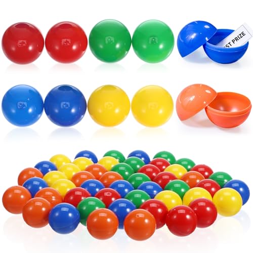 YARNOW 50 Stück Befüllbare Lotteriekugeln für Tombola und Partys Bunten Farben Grün Blau Orange Rot Gelb Praktische Spielkugeln für Festlichkeiten und Verlosungen YARNOW 50 Stück Befüllbare Lotteriekugeln für Tombola und Partys Bunten Farben Grün Blau Orange Rot Gelb Praktische Spielkugeln für Festlichkeiten und Verlosungen von YARNOW