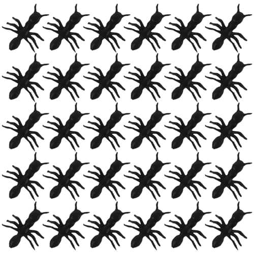 YARNOW 50 Stück Gefälschte Ameisen Realistische Aus Kunststoff Insekten Halloween- Streiche Neuartiges Trickspielzeug Für Halloween-Partys Aprilscherz-Dekorationen Schwarz YARNOW 50 Stück Gefälschte Ameisen Realistische Aus Kunststoff Insekten Halloween- Streiche Neuartiges Trickspielzeug Für Halloween-Partys Aprilscherz-Dekorationen Schwarz von YARNOW