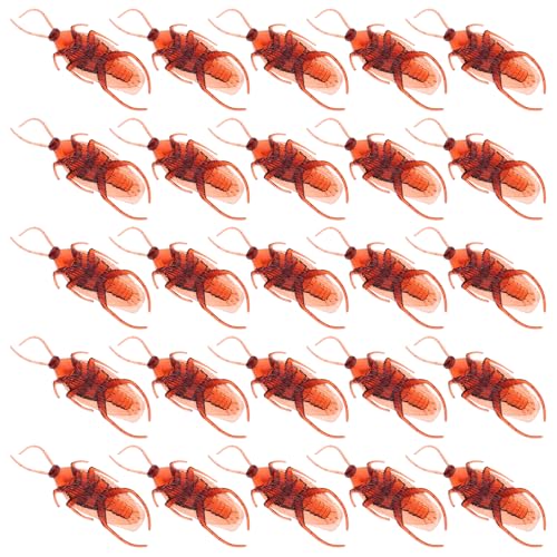 YARNOW 50 Stück Gefälschte Schaben Aus Plastik Realistische Plastikkäfer Insekten Halloween- Streiche Neuartiges Trickspielzeug Für Halloween-Partys Aprilscherz-Dekorationen 4 5 cm YARNOW 50 Stück Gefälschte Schaben Aus Plastik Realistische Plastikkäfer Insekten Halloween- Streiche Neuartiges Trickspielzeug Für Halloween-Partys Aprilscherz-Dekorationen 4 5 cm von YARNOW