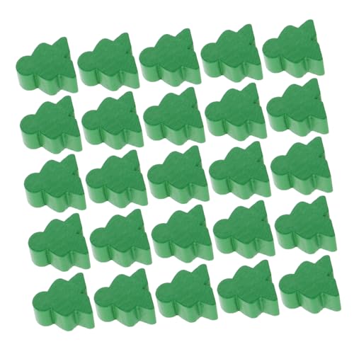 YARNOW 50 Stück Hölzerne Fliegende Schachsoldat Zubehör Für Fliegendes Schach Aus Holz Schach Für Brettspiel Ersatzschach Für Brettspiel Zubehör Für Brettspiele Spielzubehör Hölzern Grün von YARNOW