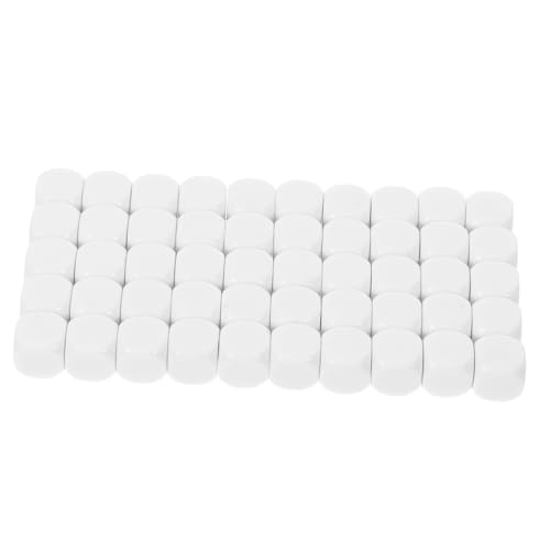 YARNOW 50 Stück Leere Würfel Weiße Würfel Mini-würfel Standard-spielwürfel Tischspielwürfel Sechsseitige Würfel DIY -würfel Machen Mathematikmanipulationen Acryl YARNOW 50 Stück Leere Würfel Weiße Würfel Mini-würfel Standard-spielwürfel Tischspielwürfel Sechsseitige Würfel DIY -würfel Machen Mathematikmanipulationen Acryl von YARNOW