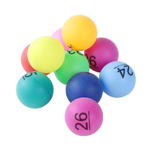 YARNOW 50 Stück Nummern Bälle für Partys Kunststoff Kugeln für Spiele und Verlosungen Farbenfrohe Requisiten für Feste Hochzeiten und Veranstaltungen Langlebig und Leicht zu Handhaben YARNOW 50 Stück Nummern Bälle für Partys Kunststoff Kugeln für Spiele und Verlosungen Farbenfrohe Requisiten für Feste Hochzeiten und Veranstaltungen Langlebig und Leicht zu Handhaben von YARNOW