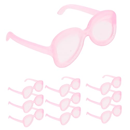 YARNOW 50 Stück Plastikpuppenbrille für Gläser klein Mini lustige Brillenspielzeuge gefälschte Kinderbrille Brillenrequisiten zum Anziehen lustige Brillendekore Brille Rosa YARNOW 50 Stück Plastikpuppenbrille für Gläser klein Mini lustige Brillenspielzeuge gefälschte Kinderbrille Brillenrequisiten zum Anziehen lustige Brillendekore Brille Rosa von YARNOW