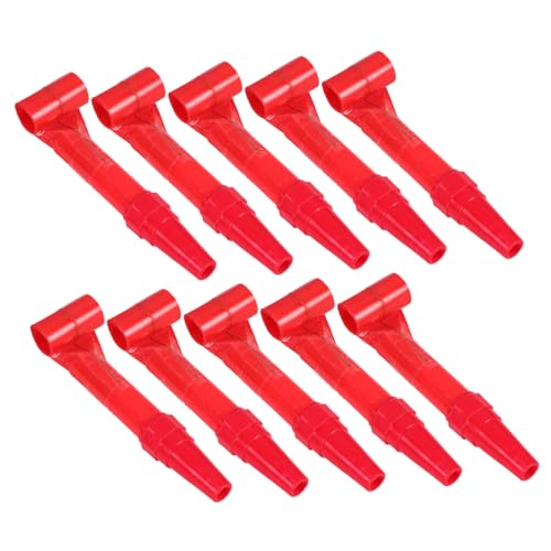 YARNOW 50 Stück Spielzeugzubehör mit Zunge kleben Geburtstags-Plowouts-Horn Spielzeughupe Krachmacher für Party Partygebläse Krachmacher -Musikhorn Plastik rot YARNOW 50 Stück Spielzeugzubehör mit Zunge kleben Geburtstags-Plowouts-Horn Spielzeughupe Krachmacher für Party Partygebläse Krachmacher -Musikhorn Plastik rot von YARNOW