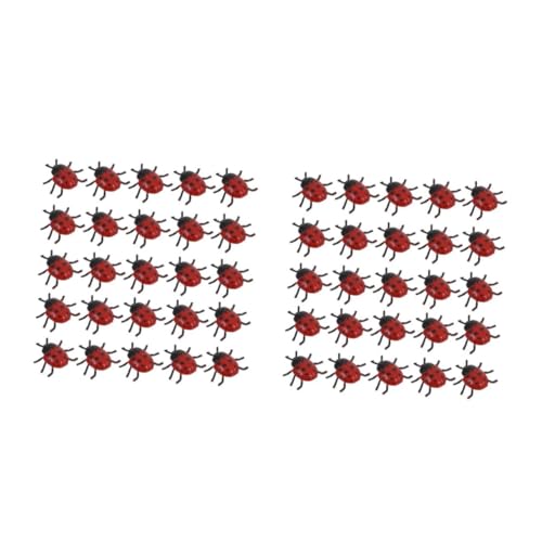 YARNOW 50 Stück Teiliges PVC Marienkäfer Modellset Realistisch Simuliertes Insektenspielzeug Umweltfreundlich Langlebig Kniffliges Streichspielzeug für Halloween und Partydekoration YARNOW 50 Stück Teiliges PVC Marienkäfer Modellset Realistisch Simuliertes Insektenspielzeug Umweltfreundlich Langlebig Kniffliges Streichspielzeug für Halloween und Partydekoration von YARNOW