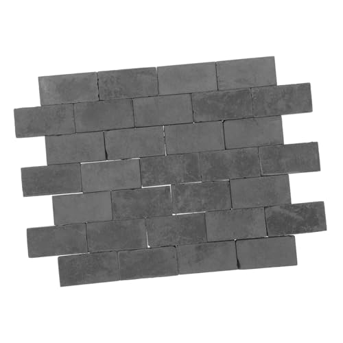 YARNOW 50Stücke Bausatz für Handgefertigte Ziegelsteine aus Realistischem Material für Kreative DIY Projekte Modelle von Häusern und Miniaturbau von YARNOW