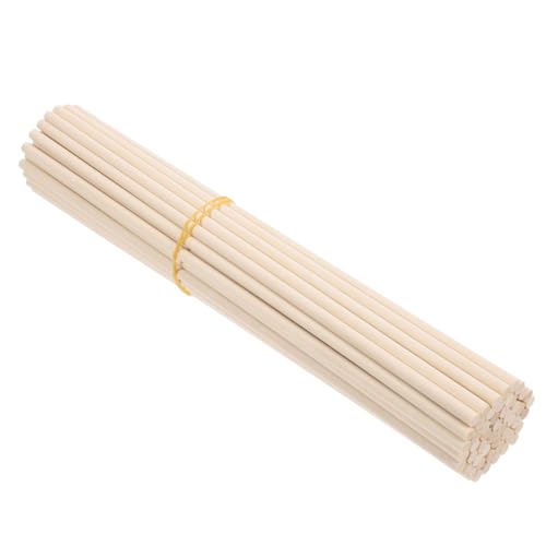 YARNOW 50Stücke Holz Rhythmus Sticks für Robuste und Langlebige Percussion Stäbe für Musikalische zum Erlernen Grundlegender Rhythmustechniken Bands von YARNOW