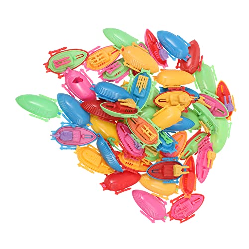 YARNOW 50Stücke Kunststoff Boot Interessantes Kinderspielzeug Für Zuhause Desktop Bootsverzierungen Boot Ornamente Für Ab Jahr von YARNOW