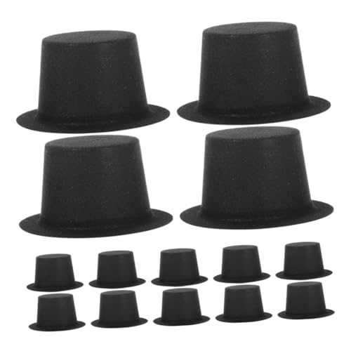YARNOW 50Stücke Mini aus Schwarzem Filz Weihnachtsdeko für Schneemann Clown und Kreative Bastelprojekte Langlebige Hüte für Festliche Anlässe YARNOW 50Stücke Mini aus Schwarzem Filz Weihnachtsdeko für Schneemann Clown und Kreative Bastelprojekte Langlebige Hüte für Festliche Anlässe von YARNOW