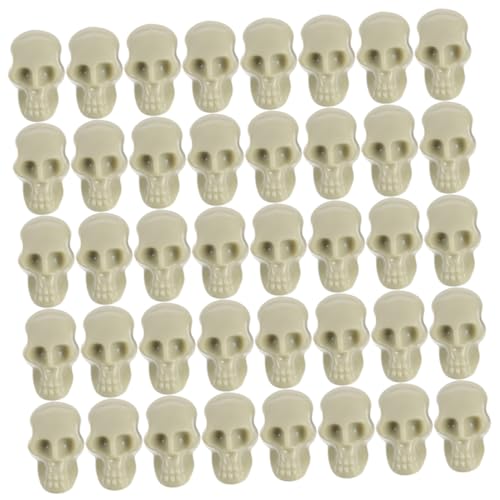 YARNOW 50Stücke Skull Decorations Realistic Halloween Skeleton Props for Spooky Tabletop Décor and Party Use von YARNOW