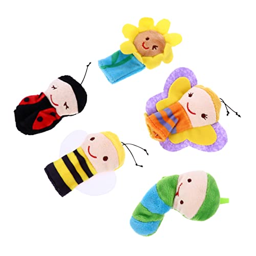 YARNOW 5Stücke Fingerpuppen Cartoon Handpuppen Für Fördert Kreativität Und Interaktion Für Geschichten Und Rollenspiele von YARNOW