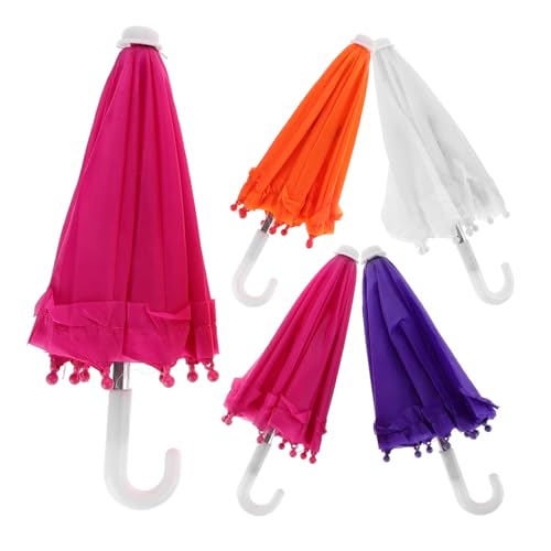YARNOW 5Stücke Mini Spielzeugregenschirm Für DIY Bastel Requisiten Dekoration Für Feste Und Kreative Projekte Zufällige Farben von YARNOW