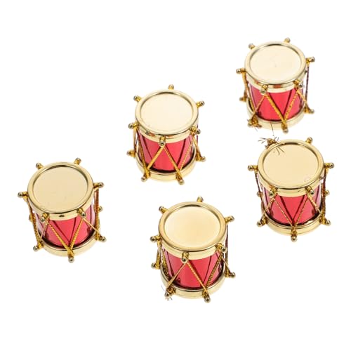 YARNOW 5Stücke Schlagzeug Teiliges Puppenhaus Musikinstrumente Deko Realistisches Design für Mini Verzierung und Kreative Szenen Verarbeitung und Leicht YARNOW 5Stücke Schlagzeug Teiliges Puppenhaus Musikinstrumente Deko Realistisches Design für Mini Verzierung und Kreative Szenen Verarbeitung und Leicht von YARNOW