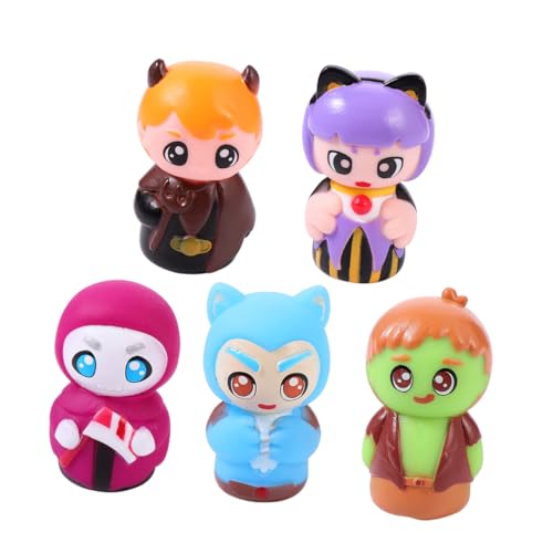 YARNOW 5Stücke Teiliges Fingerpuppen Halloween Interaktive Puppen für Langlebigem Designs Kreativität und Kommunikation für Halloween Feiern YARNOW 5Stücke Teiliges Fingerpuppen Halloween Interaktive Puppen für Langlebigem Designs Kreativität und Kommunikation für Halloween Feiern von YARNOW