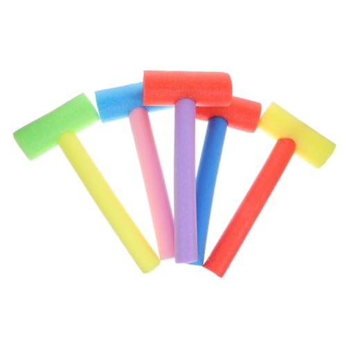 YARNOW 5Stücke Teiliges Hammerspielzeug Für Leichter Schaumstoffhammer Für Kreative Aktivitäten Eltern Junge Mädchen Spiele Strandspielzeug Und Outdoor YARNOW 5Stücke Teiliges Hammerspielzeug Für Leichter Schaumstoffhammer Für Kreative Aktivitäten Eltern Junge Mädchen Spiele Strandspielzeug Und Outdoor von YARNOW