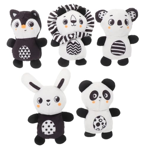 YARNOW 5Stücke Weiche Plüsch Fingerpuppen Interaktive Tierfiguren Für Lernspiele Geschichtenzeit Kinderunterhaltung Für Jahre Sicher Langlebig von YARNOW