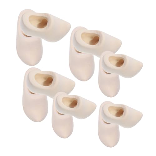 YARNOW 6 Paare Mini Holzschuhe Unlackierte Miniatur Holzklompen für DIY Basteln Bemalen Puppenhaus Zubehör Dekorative Holzschuhe für Puppen und Miniaturspielzimmer YARNOW 6 Paare Mini Holzschuhe Unlackierte Miniatur Holzklompen für DIY Basteln Bemalen Puppenhaus Zubehör Dekorative Holzschuhe für Puppen und Miniaturspielzimmer von YARNOW