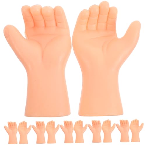 YARNOW 6 Paare Miniatur Puppenhände Ersatzteile Kunststoff Realistische DIY Hand Zubehör für Puppenherstellung Bastelprojekte Kreative Figuren Gestaltung YARNOW 6 Paare Miniatur Puppenhände Ersatzteile Kunststoff Realistische DIY Hand Zubehör für Puppenherstellung Bastelprojekte Kreative Figuren Gestaltung von YARNOW