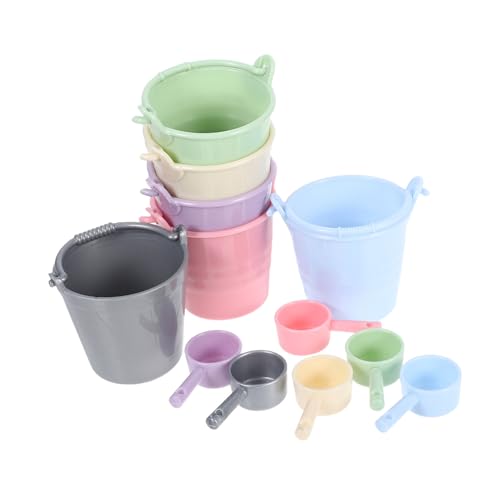 YARNOW 6 Sätze Miniatur -eimerspielzeug Puppenhauszubehör Strandspielzeug Für Kleinkinder Sandeimer Sandburgwerkzeuge Mini -reinigungsmittel Dollhouse -reinigungsmittel Plastik YARNOW 6 Sätze Miniatur -eimerspielzeug Puppenhauszubehör Strandspielzeug Für Kleinkinder Sandeimer Sandburgwerkzeuge Mini -reinigungsmittel Dollhouse -reinigungsmittel Plastik von YARNOW