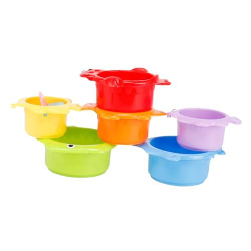 YARNOW 6 Stück Bunt Gestapelte Tassen Stapelbecher Für Stapelbecher Für Babys Kinderspielzeug Stapelbecher, Babyspielzeug Zum Stapeln Von Bechern Pokalstapelspiel Plastik YARNOW 6 Stück Bunt Gestapelte Tassen Stapelbecher Für Stapelbecher Für Babys Kinderspielzeug Stapelbecher, Babyspielzeug Zum Stapeln Von Bechern Pokalstapelspiel Plastik von YARNOW