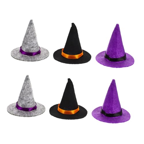 YARNOW 6 Stück Halloween Hexenhüte für Flaschen Miniatur Weinflaschen Dekoration Schwarz und Witzige Party Accessoires und Halloween Dekoration YARNOW 6 Stück Halloween Hexenhüte für Flaschen Miniatur Weinflaschen Dekoration Schwarz und Witzige Party Accessoires und Halloween Dekoration von YARNOW