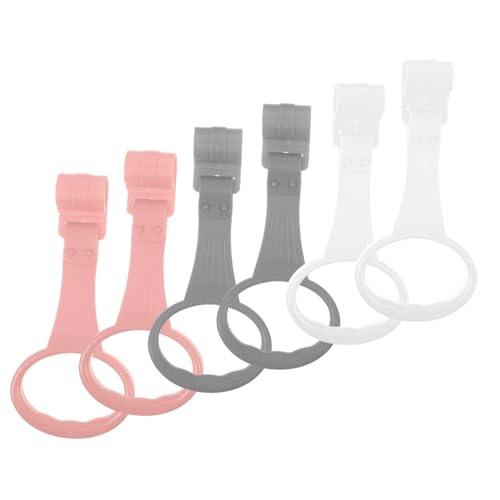 YARNOW 6 Stück Kinderbetttragetuch Ring Hängend Neugeborenes Spielzeuge, Die Dem Beim Stehen Helfen -zieh -seile Hoch Hängt Stand Zum Aufhängen Kleinkind Plastik YARNOW 6 Stück Kinderbetttragetuch Ring Hängend Neugeborenes Spielzeuge, Die Dem Beim Stehen Helfen -zieh -seile Hoch Hängt Stand Zum Aufhängen Kleinkind Plastik von YARNOW