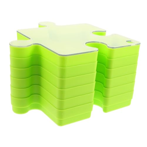 YARNOW 6 Stück Kinderrätselspeicherbox Puzzle-Sortierfach Puzzle-Organizer aus Kunststoff Perlen Tabletts Spielzeugablage Plastik Grün YARNOW 6 Stück Kinderrätselspeicherbox Puzzle-Sortierfach Puzzle-Organizer aus Kunststoff Perlen Tabletts Spielzeugablage Plastik Grün von YARNOW