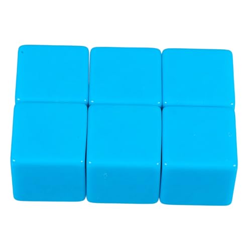 YARNOW 6 Stück Leere Würfel Solide Würfel Mathe -verknüpfungswürfelspiel Spielwort Würfel DIY Zusammenstellen Die Würfel Standard -Game Dices Bulk Acryl Sky-Blue YARNOW 6 Stück Leere Würfel Solide Würfel Mathe -verknüpfungswürfelspiel Spielwort Würfel DIY Zusammenstellen Die Würfel Standard -Game Dices Bulk Acryl Sky-Blue von YARNOW