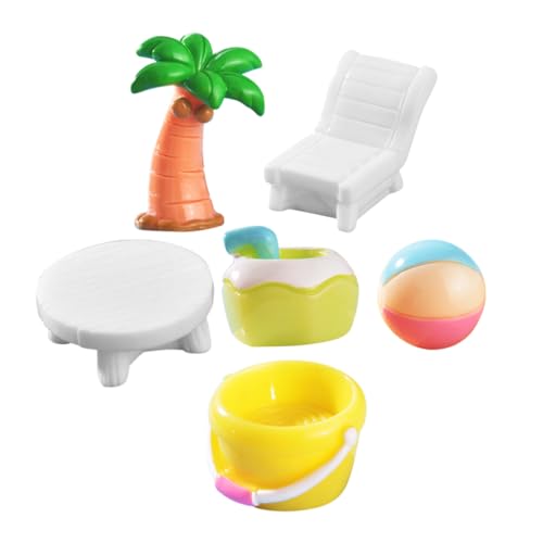 YARNOW 6 Stück Mikro Landschaftsornament Winzige Figuren Stranddekoration Sommer Strandparty Dekorationen Miniatur Puppenhaus Strandzubehör Sommer Strandspielzeug Miniatur Ornament YARNOW 6 Stück Mikro Landschaftsornament Winzige Figuren Stranddekoration Sommer Strandparty Dekorationen Miniatur Puppenhaus Strandzubehör Sommer Strandspielzeug Miniatur Ornament von YARNOW