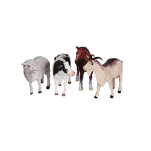 YARNOW 6 Stück Mini Farm und Waldtier Spielzeugset Teiliges Set aus Realistischen Tierfiguren für Farbwahrnehmung und Fantasie für Jungen und Mädchen YARNOW 6 Stück Mini Farm und Waldtier Spielzeugset Teiliges Set aus Realistischen Tierfiguren für Farbwahrnehmung und Fantasie für Jungen und Mädchen von YARNOW