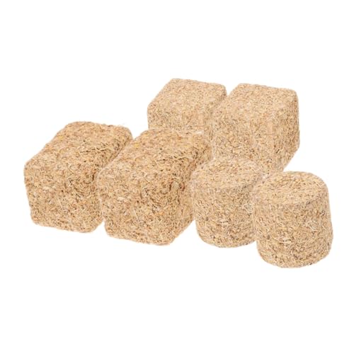 YARNOW 6 Stück Mini-Heuhaufen-Modell Mini-Strohheu Miniatur-Heuballen-Figur Miniatur-Heuhaufen Stroh Heu Mini-Heuhaufen-Dekoration Mini-Heuballen zum Basteln Holz Khaki YARNOW 6 Stück Mini-Heuhaufen-Modell Mini-Strohheu Miniatur-Heuballen-Figur Miniatur-Heuhaufen Stroh Heu Mini-Heuhaufen-Dekoration Mini-Heuballen zum Basteln Holz Khaki von YARNOW