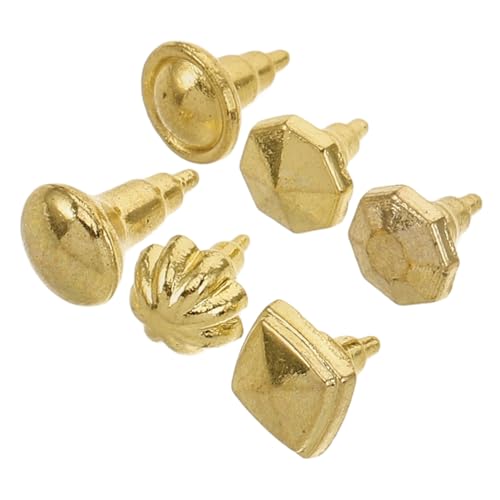 YARNOW 6 Stück Mini -Schubladengriff Goldener Kabinettsgriffe Miniatur -Dinge Mini Möbel Schubladengriffe Knöpfe Puppenhauszubehör Puppenhaus-Miniaturen winzige Möbel Mini-Knöpfe Metall YARNOW 6 Stück Mini -Schubladengriff Goldener Kabinettsgriffe Miniatur -Dinge Mini Möbel Schubladengriffe Knöpfe Puppenhauszubehör Puppenhaus-Miniaturen winzige Möbel Mini-Knöpfe Metall von YARNOW