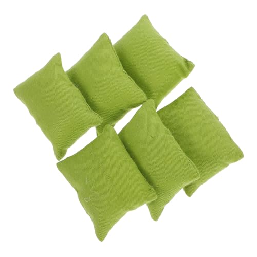 YARNOW 6 Stück Mini Sofakissen Dekorative Puppen Sofakissen für Wohnzimmer Vielseitiges Puppenhaus Zubehör Leicht zu Reinigen YARNOW 6 Stück Mini Sofakissen Dekorative Puppen Sofakissen für Wohnzimmer Vielseitiges Puppenhaus Zubehör Leicht zu Reinigen von YARNOW