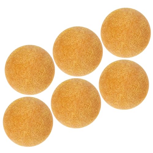 YARNOW 6 Stück Mini Tischfußball Bälle Gelbe Ersatzkugeln für Tischfußballspiele Tischspiel Zubehör für Erwachsene und Langlebig und Bruchsicher für Spaß und Unterhaltung YARNOW 6 Stück Mini Tischfußball Bälle Gelbe Ersatzkugeln für Tischfußballspiele Tischspiel Zubehör für Erwachsene und Langlebig und Bruchsicher für Spaß und Unterhaltung von YARNOW