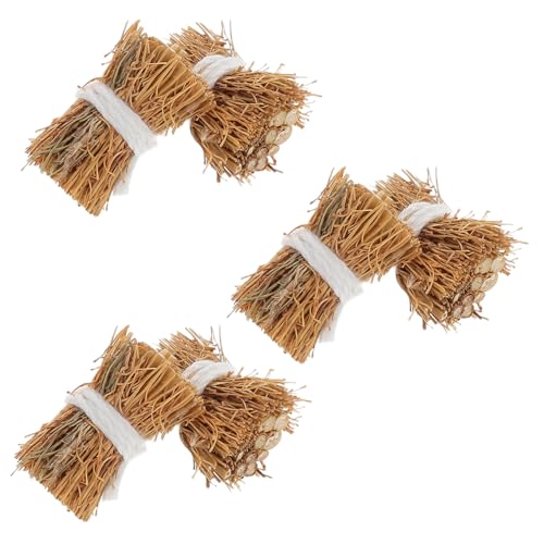 YARNOW 6 Stück Miniatur -Gras -Brennholz -Stapelmodell Mini Heuballen Miniatur-Kunstheu kleine Heuballen -Heuballen Sandtischdekor Mini-Heuhaufen-Dekoration Khaki YARNOW 6 Stück Miniatur -Gras -Brennholz -Stapelmodell Mini Heuballen Miniatur-Kunstheu kleine Heuballen -Heuballen Sandtischdekor Mini-Heuhaufen-Dekoration Khaki von YARNOW