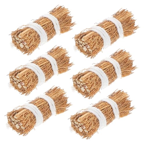 YARNOW 6 Stück Miniatur -Gras -brennholz -stapelmodell Sandtisch Selber Machen Mini-heuballen Zur Dekoration Miniatur-heuballen-puppenhaus Miniballen Heu Light Brown YARNOW 6 Stück Miniatur -Gras -brennholz -stapelmodell Sandtisch Selber Machen Mini-heuballen Zur Dekoration Miniatur-heuballen-puppenhaus Miniballen Heu Light Brown von YARNOW