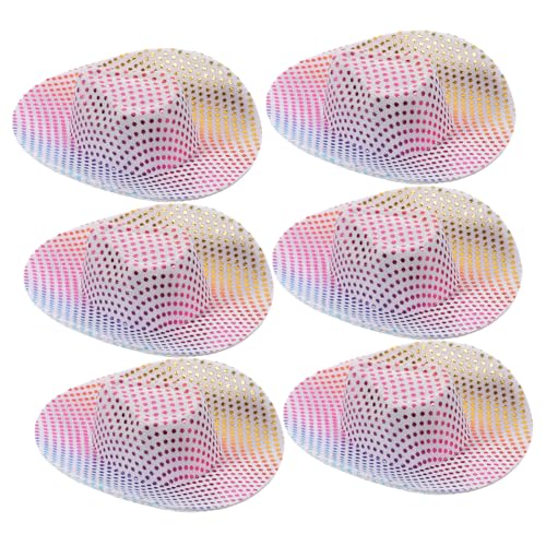 YARNOW 6 Stück Miniaturhüte für Puppen Teiliges in Pink mit Partydekoration und DIY Zubehör für Puppenhaus und Fotografie Wiederverwendbare Kreative Hüte für Rollenspiele und YARNOW 6 Stück Miniaturhüte für Puppen Teiliges in Pink mit Partydekoration und DIY Zubehör für Puppenhaus und Fotografie Wiederverwendbare Kreative Hüte für Rollenspiele und von YARNOW