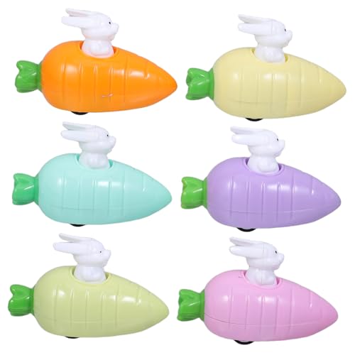 YARNOW 6 Stück Osterhasen Kleinkind Karottenauto Cartoon Zurückziehspielzeug Mini Autos Für Party Rückzug Baufahrzeug Karottenrennen Reibungsauto Karottenhasen Fahrzeuge YARNOW 6 Stück Osterhasen Kleinkind Karottenauto Cartoon Zurückziehspielzeug Mini Autos Für Party Rückzug Baufahrzeug Karottenrennen Reibungsauto Karottenhasen Fahrzeuge von YARNOW