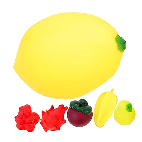 YARNOW 6 Stück Simulation Frucht kleine Spielsachen kneifen Stressabbauendes Erdbeer-Quetschspielzeug Drücken Sie für Stressspielzeug Vinyl YARNOW 6 Stück Simulation Frucht kleine Spielsachen kneifen Stressabbauendes Erdbeer-Quetschspielzeug Drücken Sie für Stressspielzeug Vinyl von YARNOW