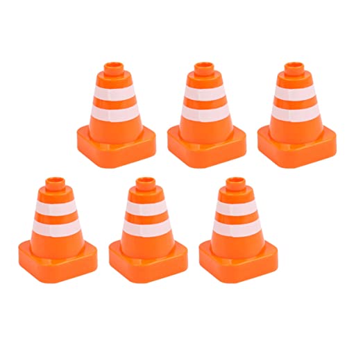 YARNOW 6 Stück Straßenschild Barrikade Straßenkegel Kleinkind Sicherheitskegel orangefarbene offensichtliches Verkehrszeichen Kleiner Verkehrskegel Abs YARNOW 6 Stück Straßenschild Barrikade Straßenkegel Kleinkind Sicherheitskegel orangefarbene offensichtliches Verkehrszeichen Kleiner Verkehrskegel Abs von YARNOW