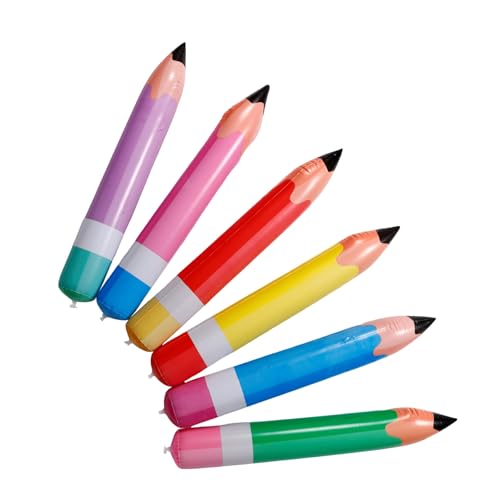 YARNOW 6 Stück Teiliges Aufblasbares Riesen Bleistift aus PVC Bunte Klassenzimmer Deko für Schulanfang Stabile Party und Fotorequisiten Vielseitige Spiel und Raumdekoration YARNOW 6 Stück Teiliges Aufblasbares Riesen Bleistift aus PVC Bunte Klassenzimmer Deko für Schulanfang Stabile Party und Fotorequisiten Vielseitige Spiel und Raumdekoration von YARNOW