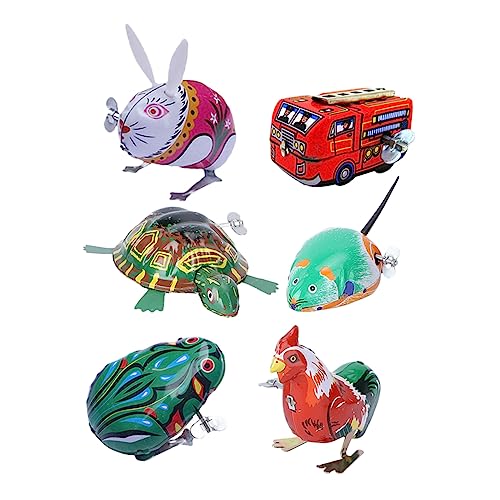 YARNOW 6 Stück Teiliges Aufziehspielzeug aus Lustige Mechanische Wind Up Tiere Batteriefrei Einfache Handhabung für Jungen und Mädchen Zufälliger Stil und Farbe Zufällige Zufällige Farbe YARNOW 6 Stück Teiliges Aufziehspielzeug aus Lustige Mechanische Wind Up Tiere Batteriefrei Einfache Handhabung für Jungen und Mädchen Zufälliger Stil und Farbe Zufällige Zufällige Farbe von YARNOW