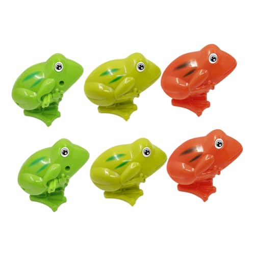 YARNOW 6 Stück Teiliges Aufziehspielzeug für Bunte Froschspielzeuge Kreativität und Koordination für Kleine Hände und Gemeinsames Zufällige Farbe YARNOW 6 Stück Teiliges Aufziehspielzeug für Bunte Froschspielzeuge Kreativität und Koordination für Kleine Hände und Gemeinsames Zufällige Farbe von YARNOW