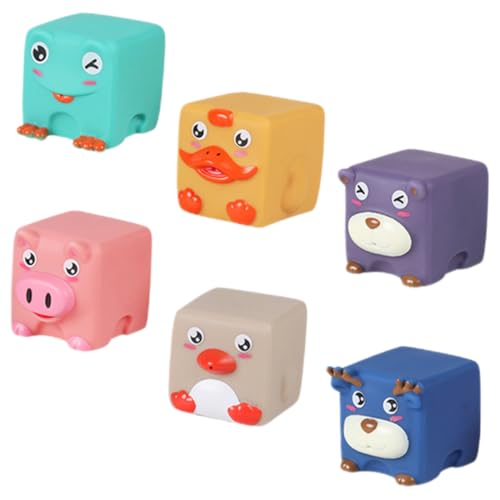 YARNOW 6 Stück Teiliges Badespielzeug für Lustige Tierfiguren aus Weichem Schadstofffreiem Material zum Badewanne und Planschbecken Fördert die Sensorische Wahrnehmung und Macht zum YARNOW 6 Stück Teiliges Badespielzeug für Lustige Tierfiguren aus Weichem Schadstofffreiem Material zum Badewanne und Planschbecken Fördert die Sensorische Wahrnehmung und Macht zum von YARNOW
