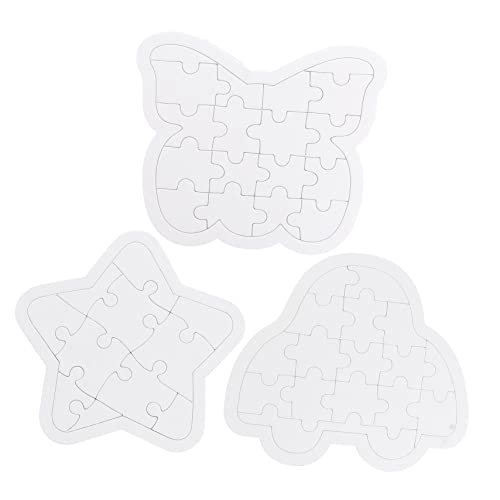 YARNOW 6 Stück Teiliges Cartoon DIY Puzzle Leeres Malpuzzle aus Papier für Kreatives Zeichnen und Gestalten Pädagogisches für Kreative Bastelprojekte YARNOW 6 Stück Teiliges Cartoon DIY Puzzle Leeres Malpuzzle aus Papier für Kreatives Zeichnen und Gestalten Pädagogisches für Kreative Bastelprojekte von YARNOW