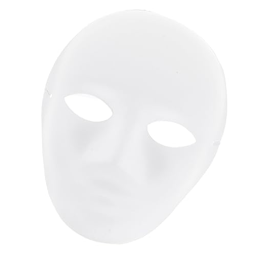 YARNOW 6 Stück Teiliges DIY Pappmaske Weiße Bemalbare Masken aus Papiermaschee Unbemalte Faschingsmasken für Erwachsene Halloween und Karneval Vielseitige Bastelmaske zur Individuellen YARNOW 6 Stück Teiliges DIY Pappmaske Weiße Bemalbare Masken aus Papiermaschee Unbemalte Faschingsmasken für Erwachsene Halloween und Karneval Vielseitige Bastelmaske zur Individuellen von YARNOW