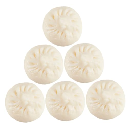 YARNOW 6 Stück Teiliges Dampfbrötchen Modell Künstliches Chinesisches Essen Fotografie Requisiten für Küchen Langlebig und Einfach zu Reinigen Realistisches Design für Dekoration und YARNOW 6 Stück Teiliges Dampfbrötchen Modell Künstliches Chinesisches Essen Fotografie Requisiten für Küchen Langlebig und Einfach zu Reinigen Realistisches Design für Dekoration und von YARNOW