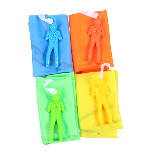 YARNOW 6 Stück Teiliges Fallschirmspielzeug für Handwurf Soldat Outdoor Wurfspielzeug Geeignet für Jungen und Mädchen Zufällige Fördert Spaß Bewegung von YARNOW