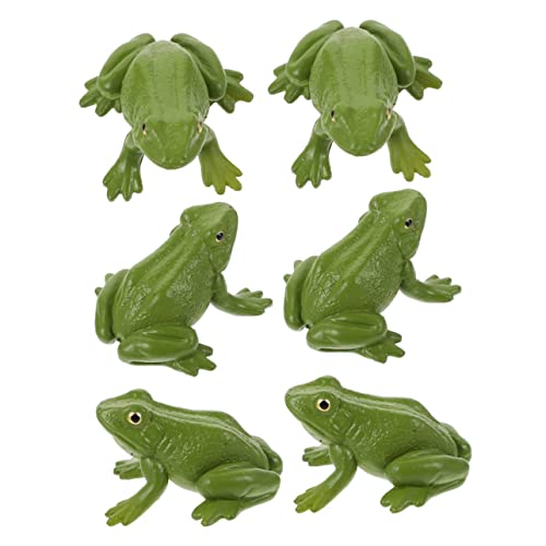 YARNOW 6 Stück Teiliges Froschfiguren Lustige Deko für Garten Kinderzimmer und Büro Simulationsfrösche Lernspielzeug Dekoration für Mikro Landschaften und Fotos YARNOW 6 Stück Teiliges Froschfiguren Lustige Deko für Garten Kinderzimmer und Büro Simulationsfrösche Lernspielzeug Dekoration für Mikro Landschaften und Fotos von YARNOW
